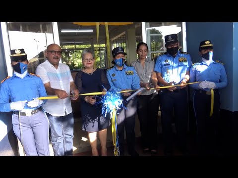 Policía Nacional inaugura sala virtual de educación vial en Chinandega