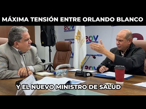 ORLANDO BLANCO CONFRONTA AL MINISTRO DE SALUD ANTE LA SITUACIÓN DE LOS HOSPITALES, GUATEMALA