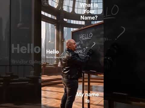 Your First English Lesson | Hello! My Name Is...