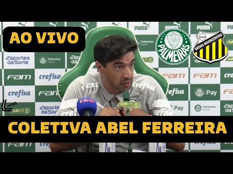 COLETIVA ABEL FERREIRA AO VIVO - PALMEIRAS CAMPEÃO PAULISTA - NOVORIZONTINO X PALMEIRAS