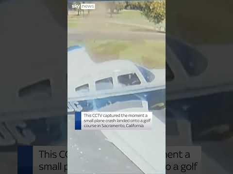 Miracle escape as plane crash lands
