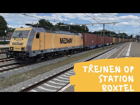 Treinen op station Boxtel - 2 juli 2022 (mini compilatie)