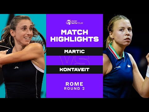 Petra Martic vs. Anett Kontaveit | 2022 Rome Round 2 | WTA Match Highlights