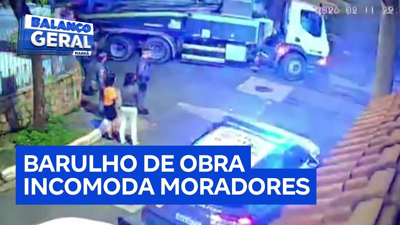 Obra invade a madrugada e tira sono de moradores da Mooca, em São Paulo