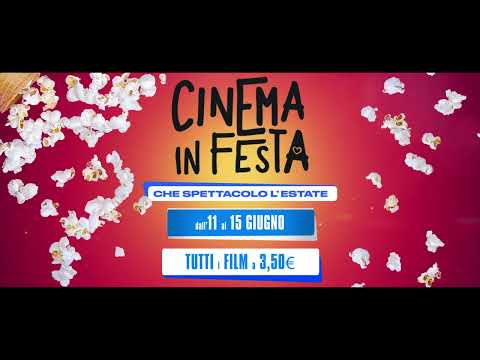 CINEMA IN FESTA torna dall'11 al 15 giugno 2023