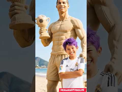 The Ronaldo vs. Messi sons!#ronaldo #messi #shorts