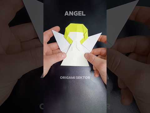 ORIGAMI ANGEL EASY CRAFT TUTORIAL | DIY PAPER ORIGAMI ANGEL