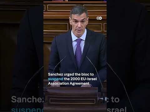 Spanish PM condemns 'catastrophic situation of genocide' in Gaza | DW Shorts