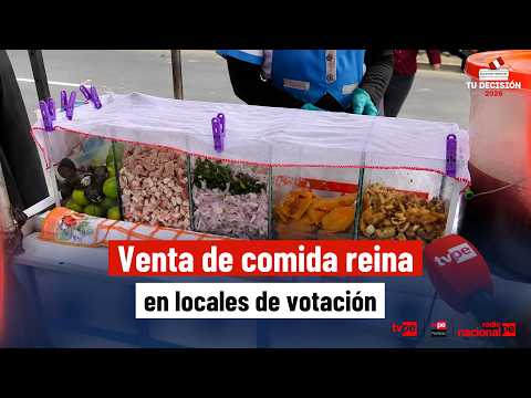 SMP: venta de comida causa furor en locales de votación