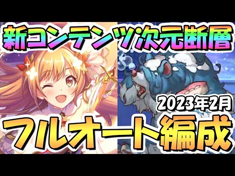 【プリコネR】危険度５がヤバい！？次元断層フルオート攻略編成まとめ！危険度４～危険度５、新コンテンツは色々な縛りアリのガチバトルでした【2023年2月ルナの塔】【5周年】