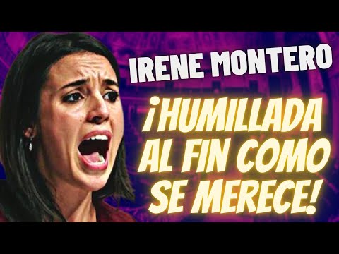 Un diputado de VOX HUMILLA a IRENE MONTERO al RECORDARLE EL SUCESO MÁS MACHISTA DE PABLO IGLESIAS