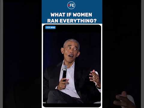 Obama’s Bold Hypothetical: ‘Things Would Be <strong>Better</strong>’ <strong>With</strong> Women Running Governments | #<strong>shorts</strong>
