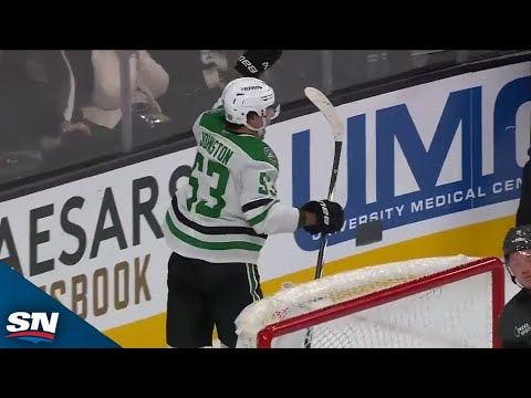 Stars Wyatt Johnston Caps Off Hat Trick With OT-Winner vs. Golden Knights
