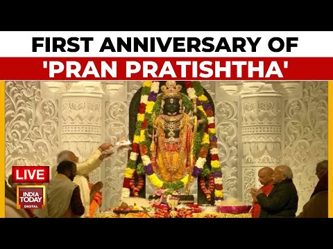Ram Mandir Marks 1st Anniversary Of Consecration With Grand Celebrations | Ayodhya News LIVE