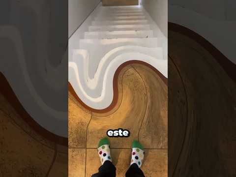 Intentó bajar las escaleras con este filtro 😳