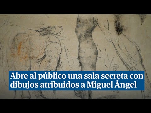 Abre al público una sala secreta con dibujos atribuidos a Miguel Ángel