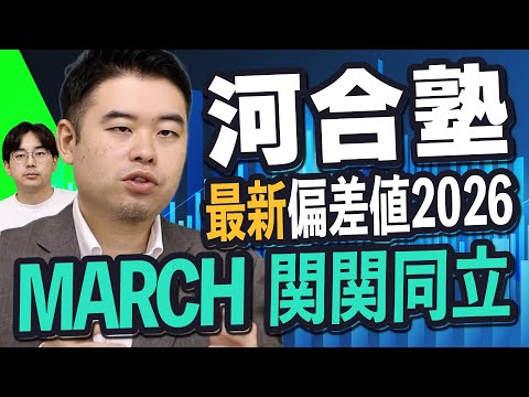 2026年度入試！河合塾偏差値で変化した大学はどこ？【MARCH・関関同立編】