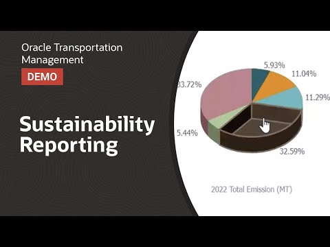Calculate CO2 emissions using OTM sustainability solution