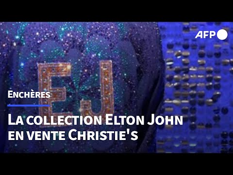 La collection d'Elton John bientôt aux enchères chez Christie's | AFP