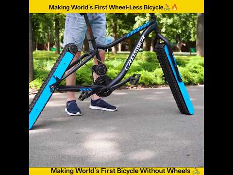 Making World’s First Wheel-Less Bicycle 🚴🔥|| Wait for last look 😍🔥|| #shorts #viral #youtubeshorts