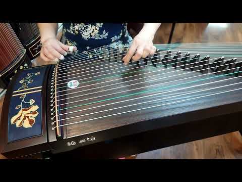 松柏古箏"幽瀾"Songbo Blackwood Guzheng “Serene Ripples"