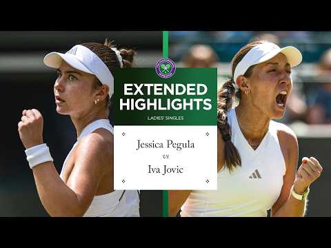 All-USA clash! 🇺🇸 | Jessica Pegula v Iva Jovic | Extended Highlights | Wimbledon 2026