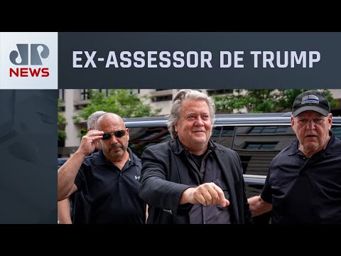 Steve Bannon deve começar a cumprir pena em 1º de julho