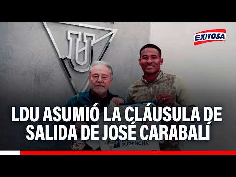 🔴🔵 José Carabalí no se fue libre a LDU: “El club está asumiendo la cláusula”, precisa García Pye