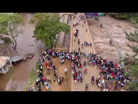 PANIC as Raging Floods Push Famous Migori Bridge to Brink of Collapse, Kenya–Tanzania Link at Risk