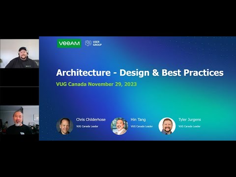 VUG Canada: Architecture - Design & Best Practices
