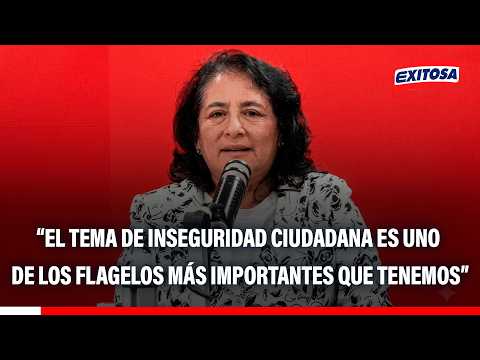 🔴🔵 Lucha contra la inseguridad “es el eje principal” que debe trabajar la MML y el gobierno central