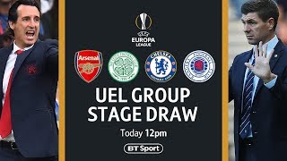 Europa League group stage draw 2018, live stream (Arsenal, Celtic, Chelsea, Rangers)