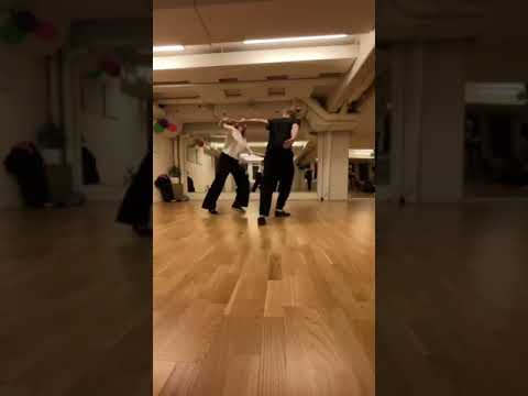 Lindy Hop demo Karri & Olga | #shorts #lindyhop #blackpepperswing