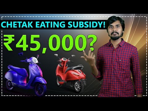 Bajaj Chetak Electric Scooter Eating Customer Subsidy?
