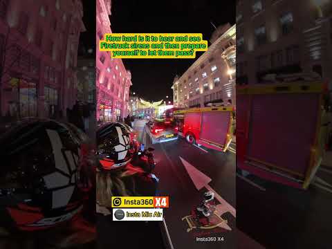Some people suddenly forget how to drive.@insta360  #insta360  #baddriver #redlight #firetruck