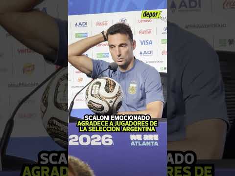LIONEL SCALONI EMOCIONADO TRAS ARGENTINA 2-1 INGLATERRA | Depor