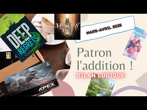Patron l'addition - mars-avril 2025