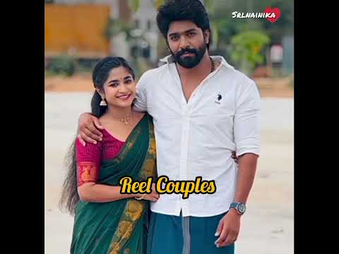 Serial Actors Reel Husband &Wife🥰🥰 #veera #couples #manasellam #anna #ayali #serialactress #zeetamil
