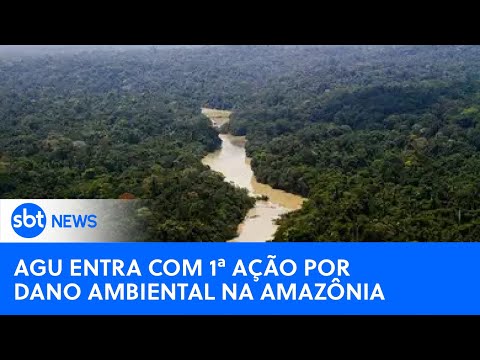 SBT News na TV: Governo move primeira ação por danos climáticos na Amazônia