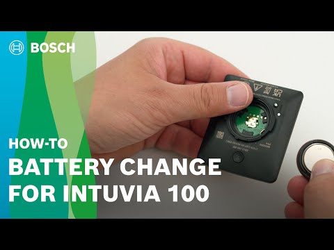 How-to | Battery change for Intuvia 100