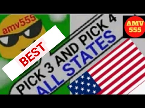 Pick 3 & 4 ALL STATES BEST PREDICTION for 26 Apr. 2024 | AMV 555