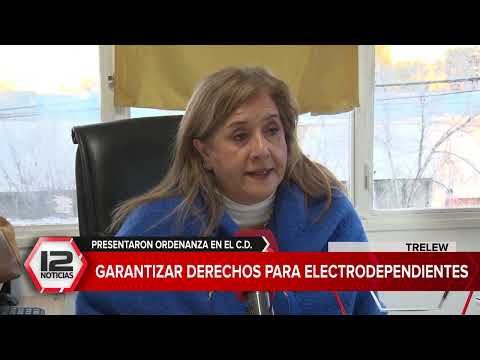 TRELEW | DERECHOS PARA ELECTRODEPENDIENTES