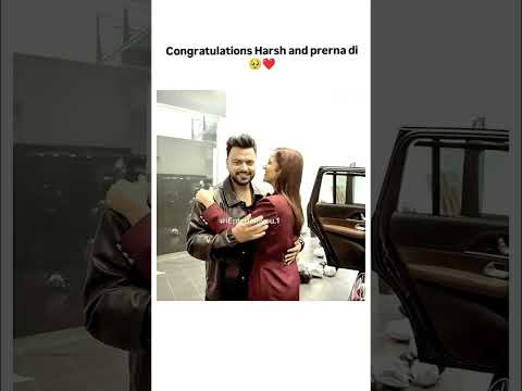 congratulations Harsh and perna di 🙂☺️#triggeredinsaan #ruchikarathore #ad #shorts #wanderhub