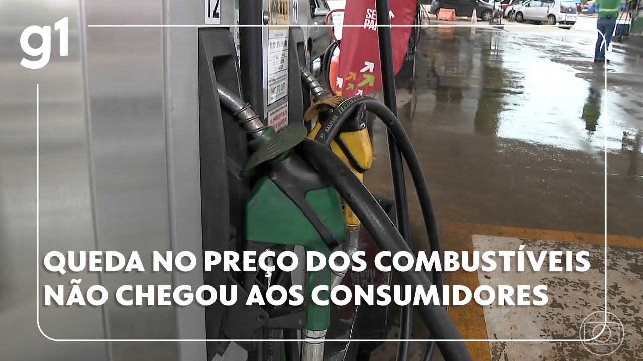 Queda no preço dos combustíveis não chega aos consumidores nos postos