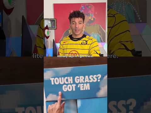 Nike Said 'Touch Grass' Literally