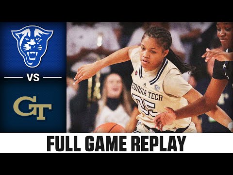 Georgia State Vs Georgia Tech Full Game Replay 2023 24 ACC Womens