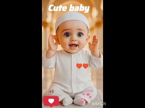 Cute baby reciting the naat