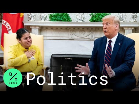 Trump Meets With Family of Slain Army Soldier Vanessa Guillén at the White House