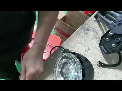 How to change the lamp cover of the Rooder citycoco m1