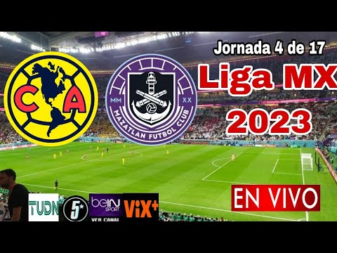En vivo: América vs. Mazatlán, donde ver, a que hora juega América vs. Mazatlán Liga MX 2023